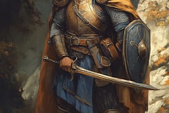 create detailed dnd character artwork