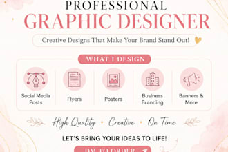 design professional social media posts and business flyers