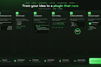 develop a custom minecraft plugin or mod for you