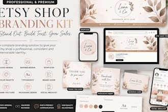 create a premium branding kit for your etsy shop