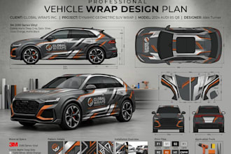 do professional car wrap, and any vehicle wrap design