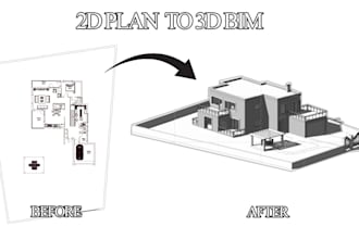 convert your autocad, PDF or sketch to 3d revit models