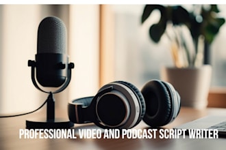 write engaging podcast and youtube scripts
