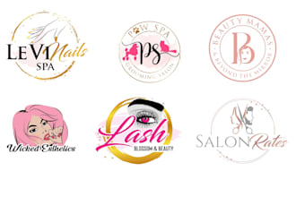 custom luxury fashion, beauty and cosmetic logo design