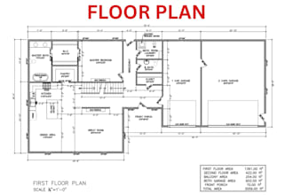 professional draw and redraw a 2d floor plan and arch plan