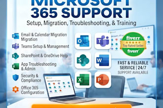 configure microsoft 365, teams, sharepoint, microsoft intune, exchange online