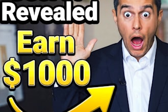 design viral make money business youtube thumbnail