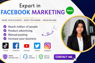 do professional facebook marketing and promote your business