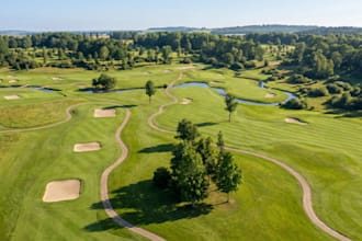 do 3d mini indoor and outdoor golf, golf course with golf landscape design