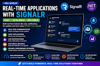 build real time applications using signalr and asp dot net core