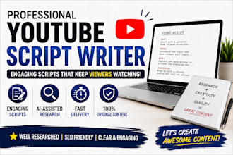 write engaging youtube scripts with ai assisted research