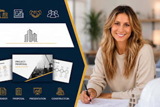 create construction tender, epc proposal, bid presentation, construction PPT
