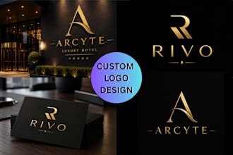 design a modern luxury logo for your brand