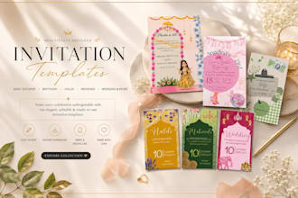 design modern invitation with traditional touch