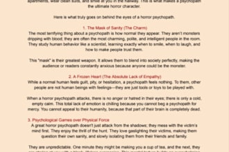 write professional horror articles, blogs, and stories