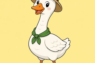 create custom cartoon animal characters and story illustrations