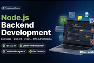 build a custom backend using nodejs express and mysql