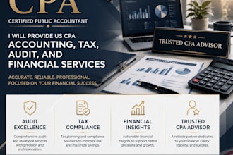 provide US CPA accounting, tax, audit, and financial services