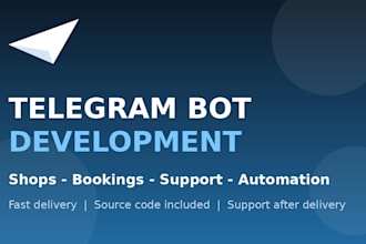create a custom telegram bot for your business