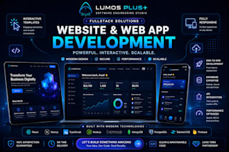 build a premium custom website or scalable web application for your business