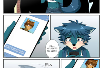 draw anime manga comic book and webtoon for you, sfw or w
