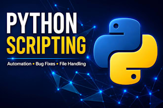write python scripts, automate tasks, fix bugs and file handling