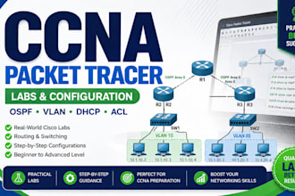 ccna cisco packet tracer labs, routing and switching