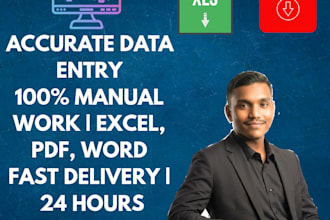 do fast and accurate manual data entry in excel