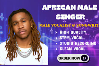 be your male pop singer lead vocalist edm male vocal ghost producer songwriter