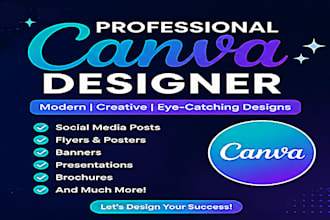 design professional canva graphics