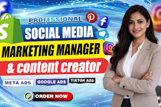 be your social media manager for instagram and linkedln content marketing