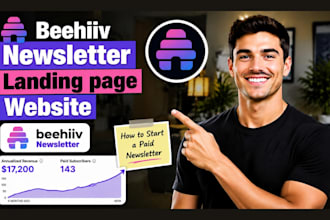 setup beehiiv newsletter design beehive landing page setup beehiiv automation