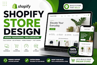 design a professional shopify store