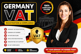 register your german vat number, oss, amazon fba vat and eu vat compliance