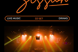 design a professional event poster, flyer or presentation