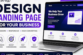 design a landing page for your business