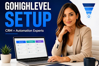 setup gohighlevel crm pipeline and sales funnel automation
