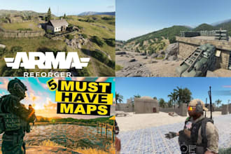 do arma reforger server setup, weapons, map creation, arma mods and clothing