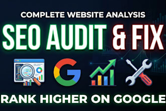 audit and fix website SEO issues for more traffic and better rankings