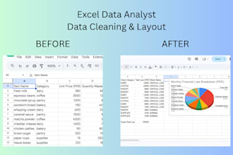 be your excel data analyst for data cleaning and tracking