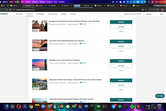 be your viator and getyourguide product listing and SEO manager