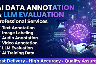 provide ai data annotation, data labeling and llm evaluation