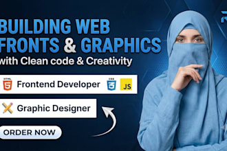 build responsive frontend websites and graphic designs