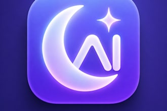 design modern app icon for playstore and ios