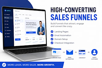 do sales funnel landing page in clickfunnels, systemeio, gohighlevel