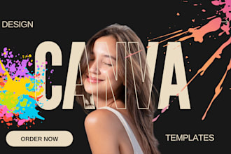design an kind of flyer on canva