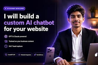 build a custom ai chatbot for websites