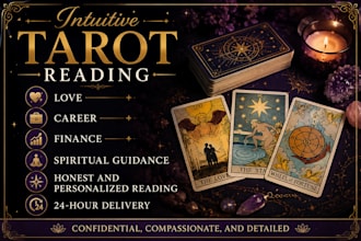 provide an intuitive tarot reading for love relationships and life guidance