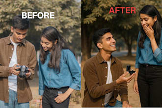 do ai photo editing,background change and photo manipulation