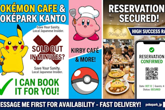 secure japan travel reservation for pokepark kanto pokemon  cafe or kirby cafe